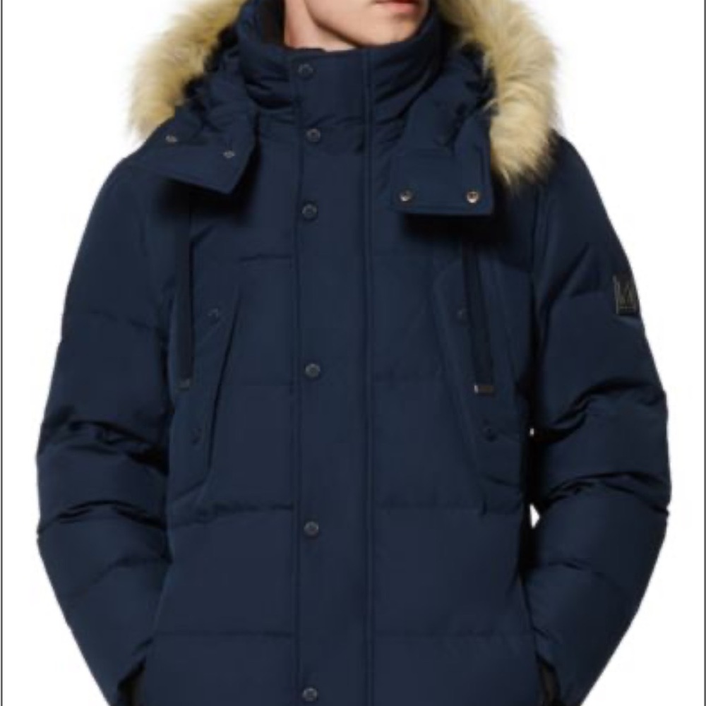 Andrew Marc men's down jacket/ coat BRAND NEW color ink